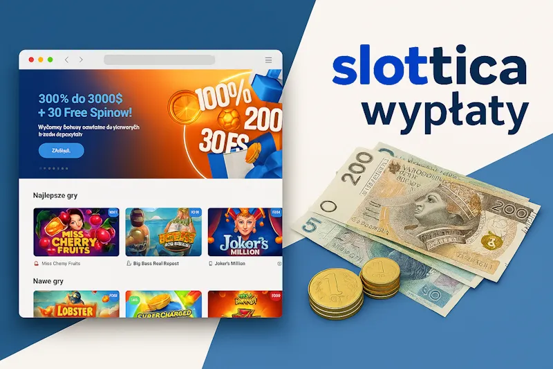 Slottica wypłaty — instrukcja krok po kroku
